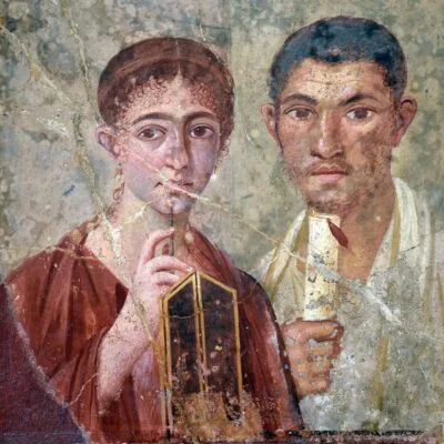 Przykład pompejańskiego fresku
