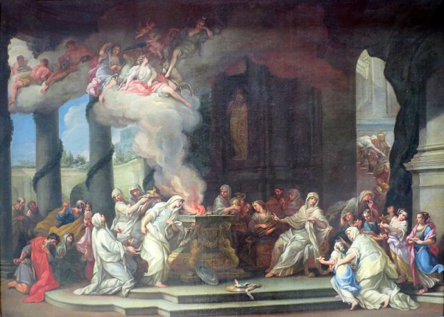 Alessandro Marchesini, Inauguration of the Vestal