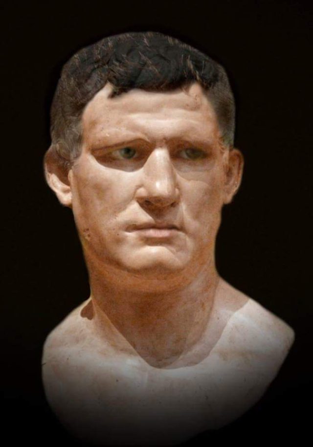 Reconstruction of the image of Marcus Vipsanius Agrippa