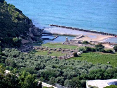 Remains of the villa of Tiberius in Sperlonga