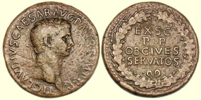 Moneta cesarza Klaudiusza