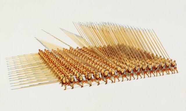 Macedonian phalanx branch - sarissoforoi