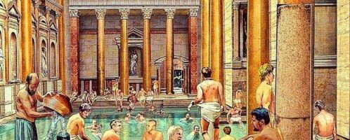 Baths - place of meetings of Romans