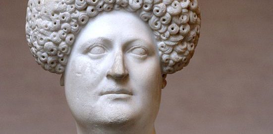 Bust of a Roman woman from around 80 CE