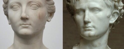 Livia and Octavian Augustus