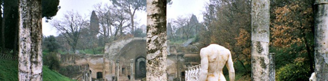 Part of the garden in Hadrian's villa