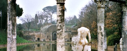 Part of the garden in Hadrian's villa