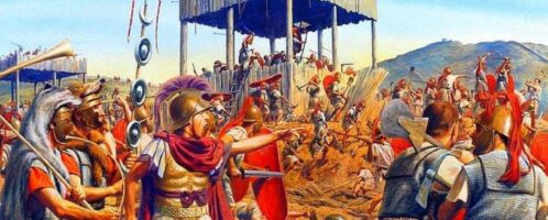 Battle of Philippi in 42 BCE