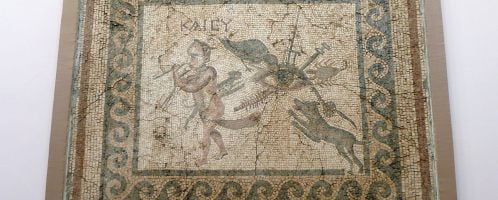 Roman mosaic from the Hatay Archaeological Museum in Turkey