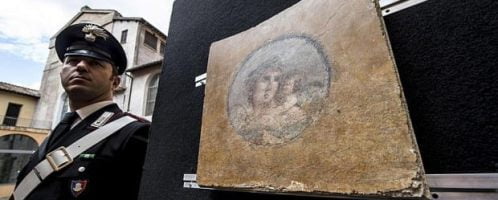 Frescoes stolen more than 50 years ago were recovered