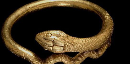 Wąż w biżuterii rzymskiej