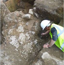 Roman road in Leicester