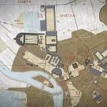Digital map of Rome in era of Augustus