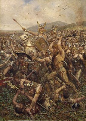 Otto Albert Koch, The battle of Varus