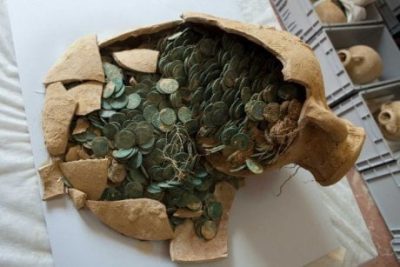 Monety rzymskie odkryte w Hiszpanii