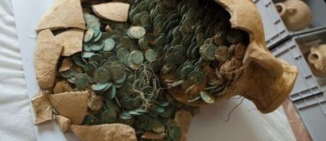 Roman coins discovered in Spain