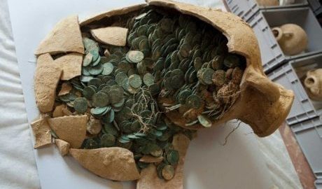 Roman coins discovered in Spain