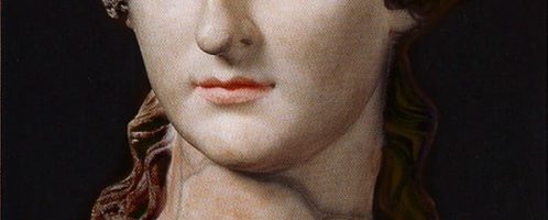 Painted bust of Agrippina the Elder