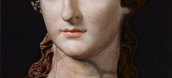 Painted bust of Agrippina the Elder