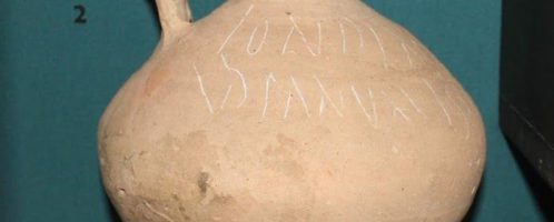 The inscription on the 1st-century amphora