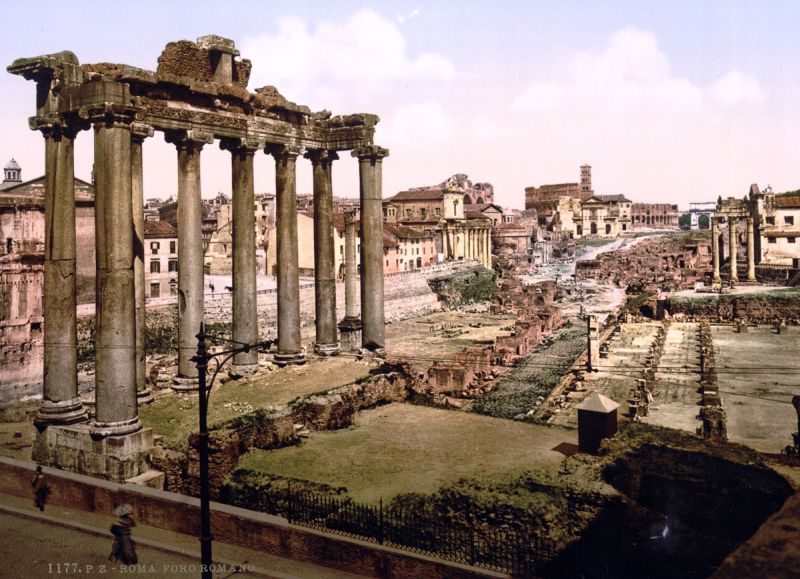 Forum Romanum w roku 1890