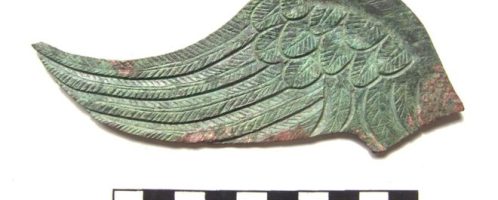 Roman bronze wing was discovered