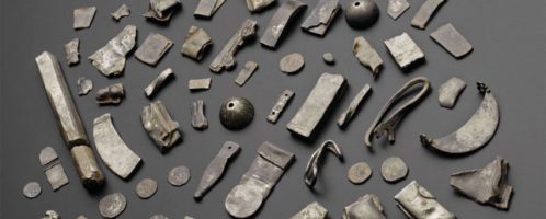 100 silver items from Roman times were discovered