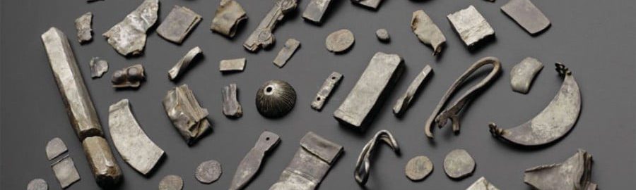 100 silver items from Roman times were discovered