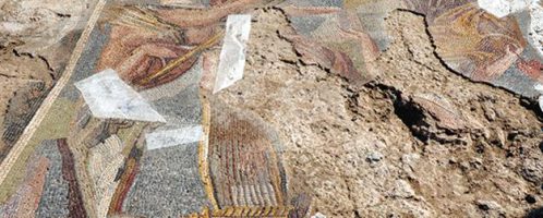 Roman mosaic was discovered in Turkey