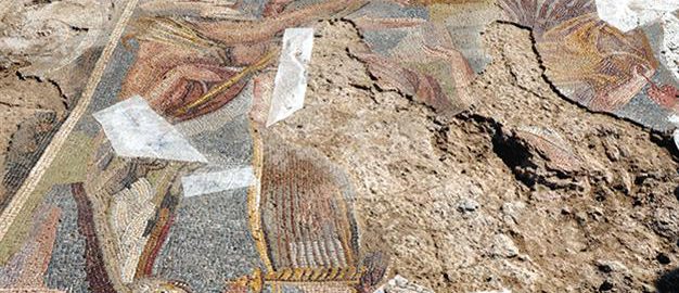 Roman mosaic was discovered in Turkey