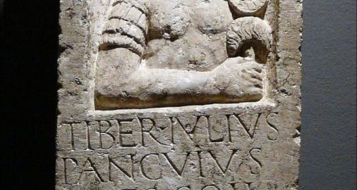 Roman tombstone from auxilia
