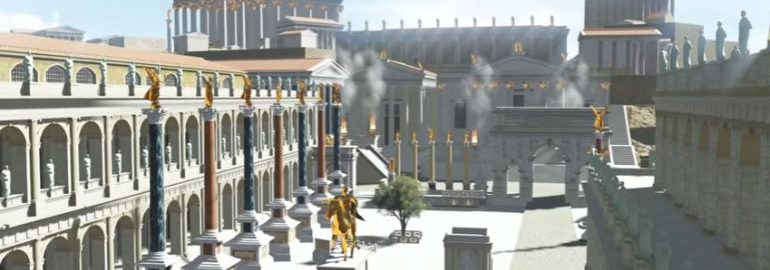 5-minute animation showing Rome in 320 CE