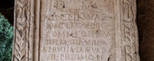 Tombstone of "Secret Roman Agent"