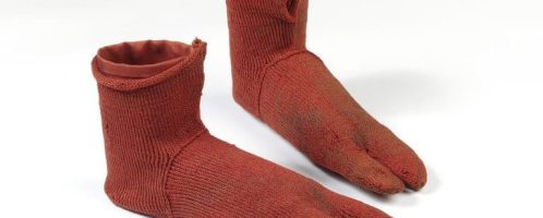 A pair of wool socks from Roman Egypt