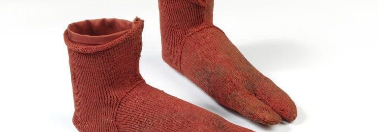 A pair of wool socks from Roman Egypt