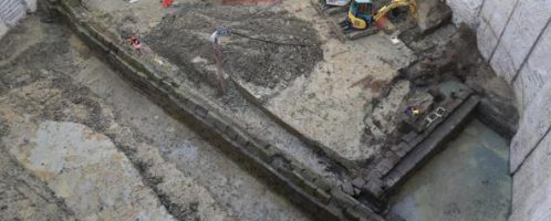 Roman aqueduct discovered under Piazza Celimontana