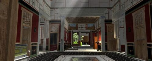 Stunning animation of rich house in Pompeii