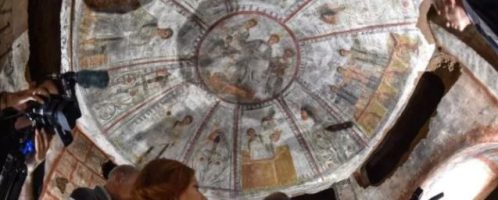 Scientists have discovered 1,600-year-old frescoes of Christians