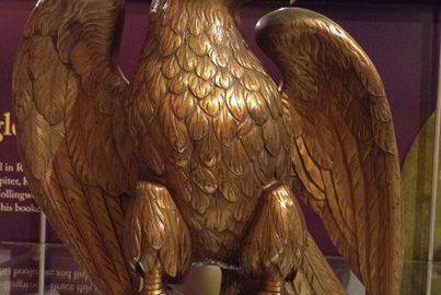 An eagle made of three thousand Roman coins