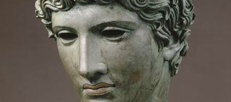 The head of a young Roman