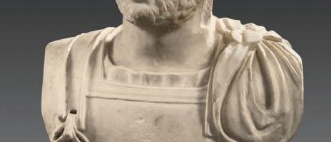 Roman marble bust of a bearded man