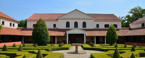 Reconstructed beautiful Roman villa in Borg