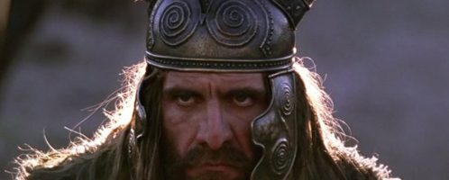 Giovanni Calcagno as Vercingetorix in the series "Rome"