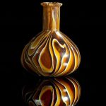 Roman small bottle made of rare agate glass