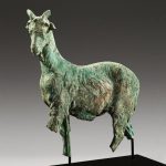 Rzymska statua ukazująca kozę