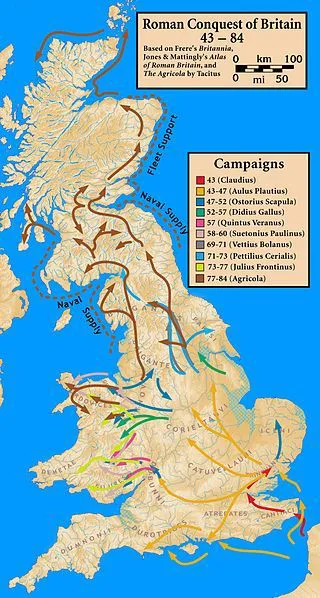 Conquest of Britain in 43-84 CE