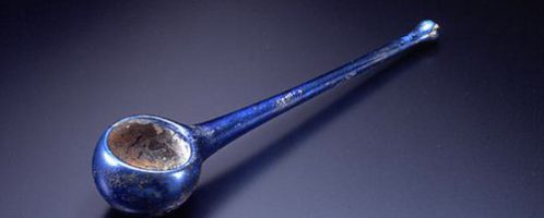 Roman spoon made of blown glass