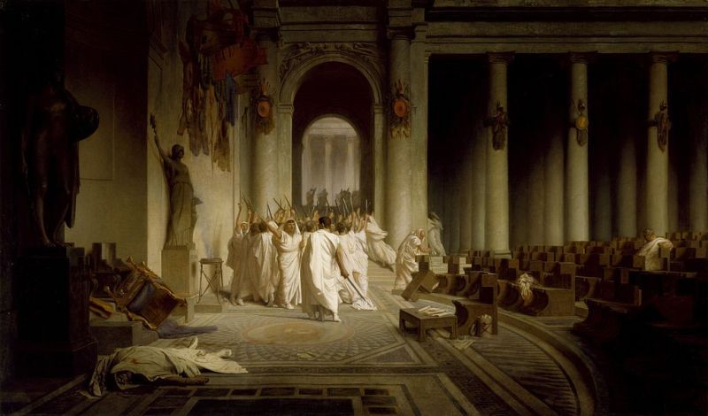Śmierć Cezara, Jean-Léon Gérôme