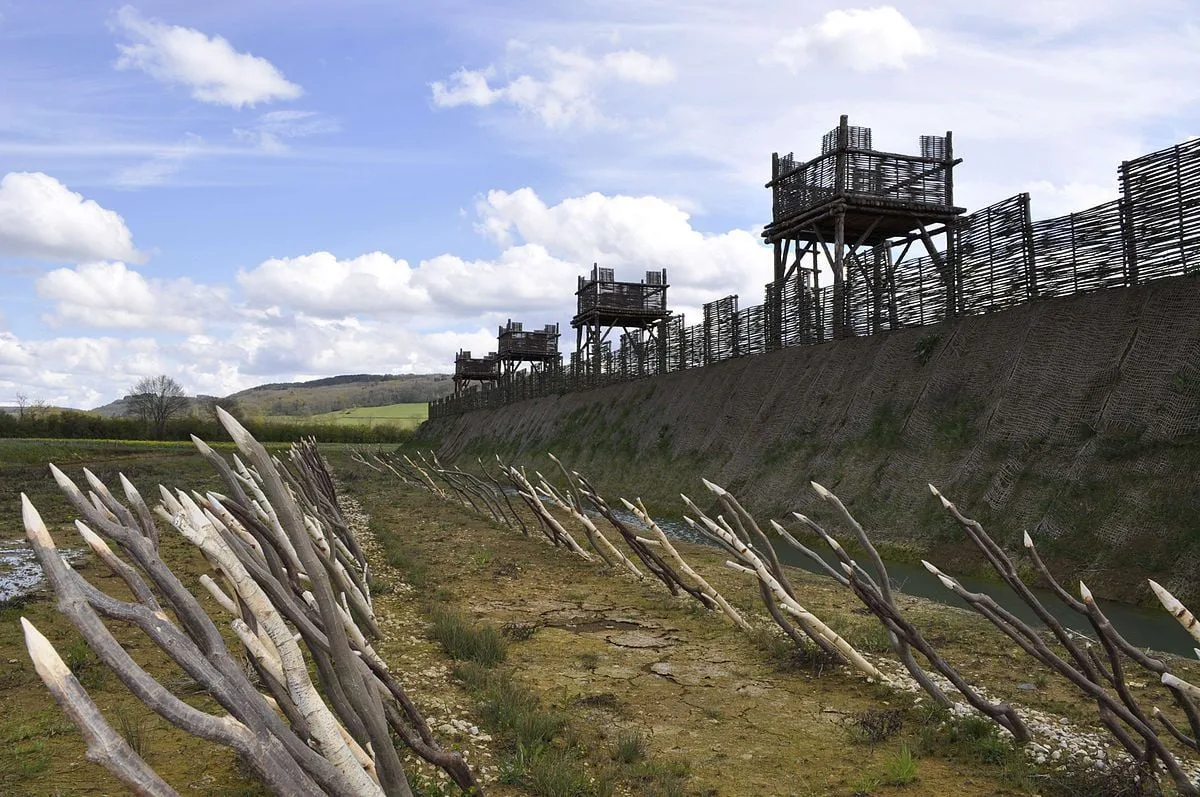 Reconstructed Alesia Fortress