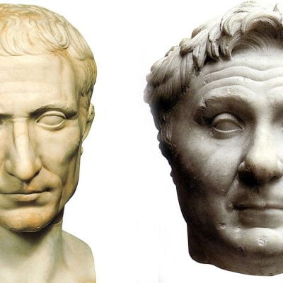 Busts of Julius Caesar and Pompey the Great